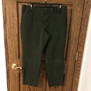 Banana Republic Sloan Pants Green